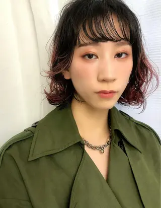 ミディアム カラー パーマ ヘアアレンジ キッズ ネイル マツエク・マツパ ニシダヒカリ🌙 髪質改善×似合わせのヘアスタイル