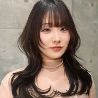 セミロング カラー 🍒ブリーチなしカラ ー／Sakura🍒のヘアスタイル