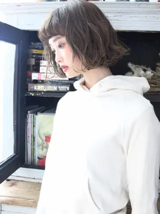 ショート カラー パーマ ooit所属・ooit 【オーイット】のヘアスタイル