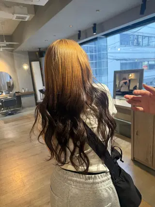 ロング カラー 梅田/束感マツエク /ナツノのマツエク・マツパデザイン