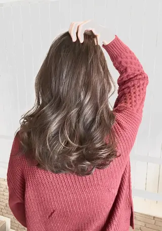 セミロング カラー RecheRche 池袋のヘアスタイル