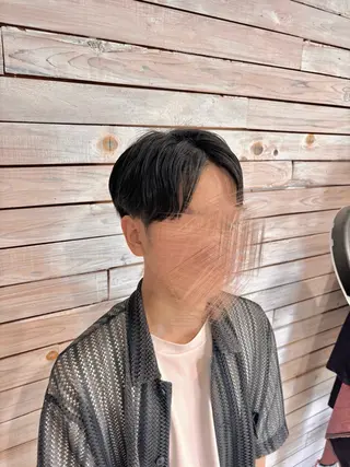 パーマ メンズ 岡山メンズパーマ 白神珠梨のヘアスタイル