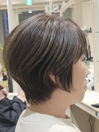 ショート カラー 社内カット講師・店長 菅原賢一のヘアスタイル
