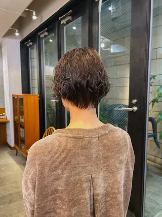 ショート パーマ 🌿ボブ パーマ高橋啓太🌿のヘアスタイル