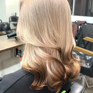 ロング カラー 🌈艶ハイトーン🌈 心を込めます🤝涼介のヘアスタイル