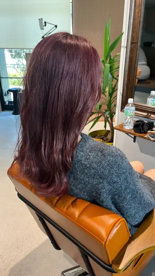 セミロング 鶴舞/透明感/リア ライズ/ いっとぅーのヘアスタイル