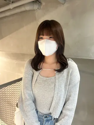 ミディアム カラー 透明感カラー🫧 nanohaのヘアスタイル