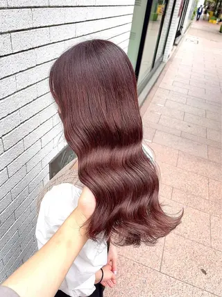 ロング カラー 縮毛矯正/髪質改善/ レイヤー/石井龍のヘアスタイル