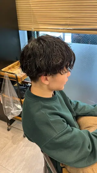 メンズ メンズカット パーマ飯野友喜のヘアスタイル