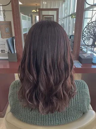 セミロング カラー Prism co所属・入澤 由亜のヘアスタイル