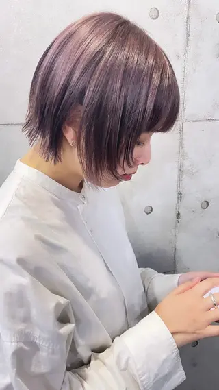 ショート カラー MAIKO 【中崎・茶屋町】のヘアスタイル