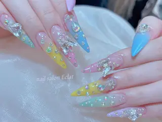 ネイル ネイルサロンエクラ 🫧Shizukaのネイルデザイン
