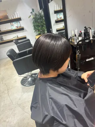 ショート ✨髪質改善ストレート ×ミニボブ✨萩原　翼のヘアスタイル