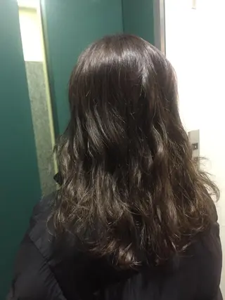 ロング カラー パーマ 💘透明感カラー💘 沖本 将宏のヘアスタイル