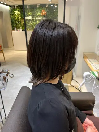 ミディアム 米田 佳史のヘアスタイル