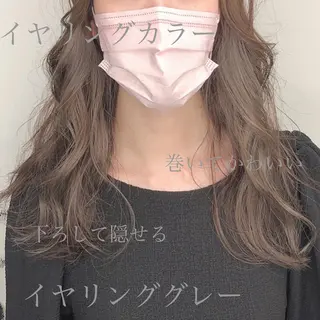 セミロング エクステ・髪質改善・ ブリーチ・吉田大介のヘアスタイル