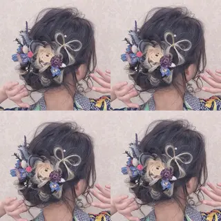 セミロング ヘアアレンジ 🌷MAYU 🌷のヘアスタイル