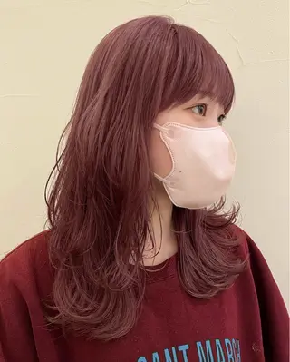ロング 🍑暖色／レイヤー／ 真希🎀のヘアスタイル