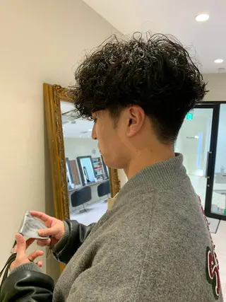 ショート パーマ メンズ 🌀perm / bob / RINAのヘアスタイル