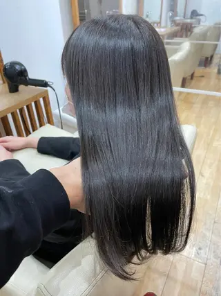 ロング 銀座⚜️【脱白髪染め 美髪矯正】トグチのヘアスタイル