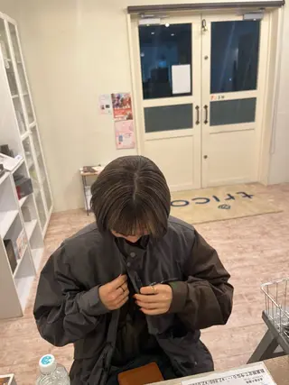 カラー ルプラボウ　小野寺 菜穂/豊橋/パーマのヘアスタイル