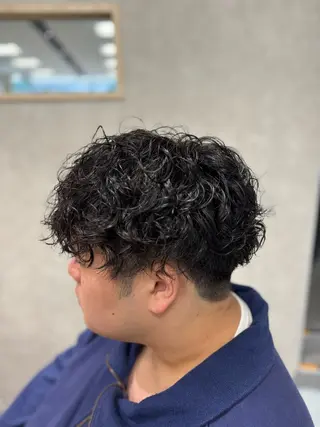 ショート パーマ メンズ メンズ特化韓国風 パーマスタイル/りんのヘアスタイル