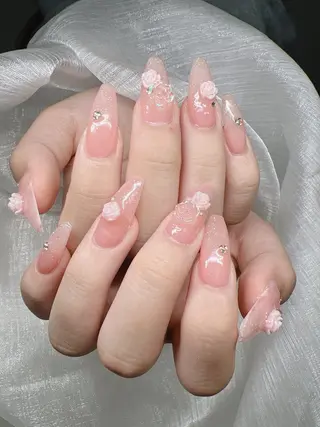 ネイル Lee Nails チップ長さだし専門店のネイルデザイン