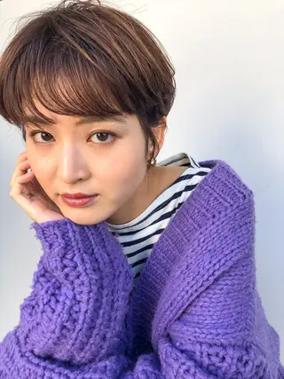 ショート StellA所属・アートディレクター ワダヒサノリのヘアスタイル