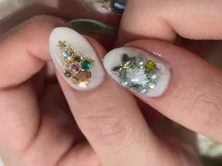 セミロング m kaori𓃟のネイルデザイン