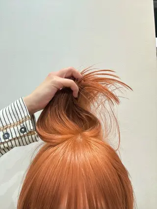 カラー 暖色/ブリーチカラー 🍊 yu-na.のヘアスタイル