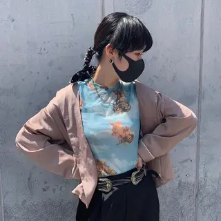 カラー 🩵tocca yui🩵のヘアスタイル