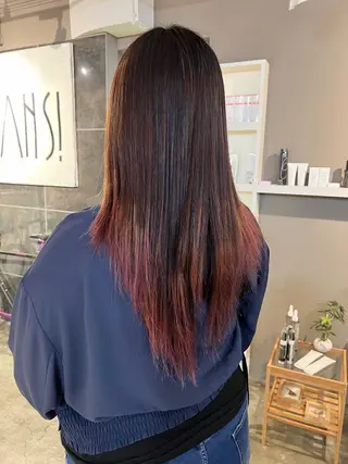 ロング カラー daiki 原宿のヘアスタイル