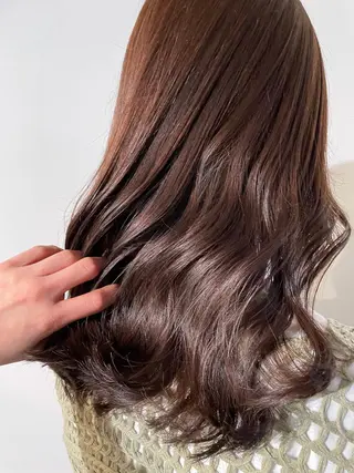 ロング カラー ヘアアレンジ キッズ ネイル マツエク・マツパ アイブロウ 透明感カラー/推しカ ラー☁️JURAのヘアスタイル