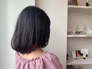 ミディアム カラー ボブウルフ／ボブ Satsuki【名駅のヘアスタイル