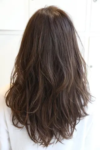 ロング 🦋ミルクティーベー ジュ🦋mayukiのヘアスタイル