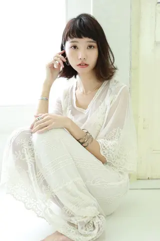 ミディアム 指名支持率NO.1 スタイリストのヘアスタイル