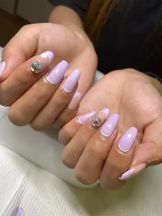 セミロング JR西大路駅徒歩1分 JBネイルのネイルデザイン