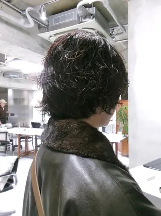 ショート パーマ 斉藤 瑞恵のヘアスタイル