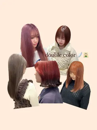 カラー moeka 表参道のヘアスタイル