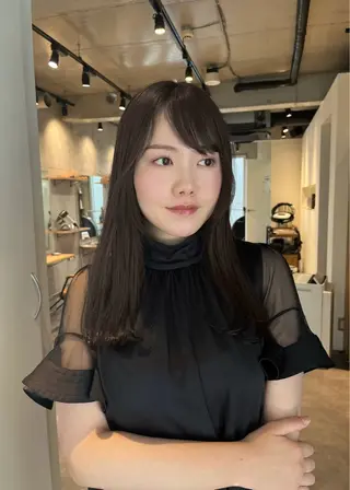 セミロング davin中目黒 KATOのヘアスタイル