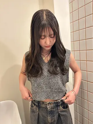 ロング 藤原 直希のヘアスタイル