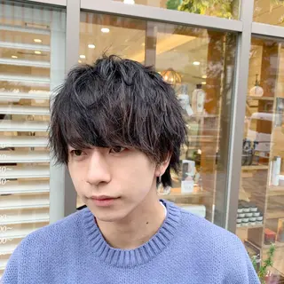 メンズ ‪🌿パーマ大好評 メンズヘア🌿ワタルのヘアスタイル
