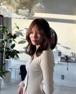 セミロング enrich / キタガワ カノンのヘアスタイル