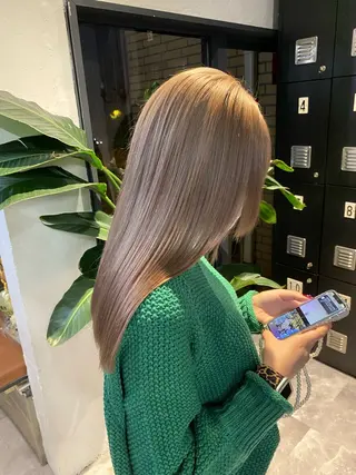 セミロング カラー 🌻Insta指名 NO.1🌻Shoのヘアスタイル