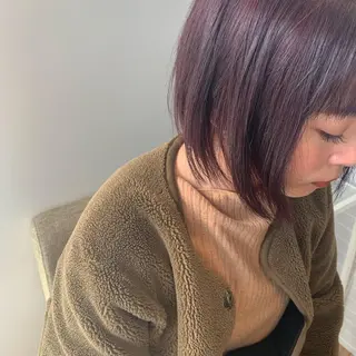 カラー ボブ/暖色/デザイン KOYUKI⛄️のヘアスタイル