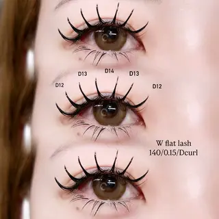 マツエク・マツパ LILY立川🩶 RINKAのマツエク・マツパデザイン