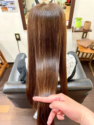 ロング 美容室 Jフィドルファドル所属・わきた かずなのヘアスタイル