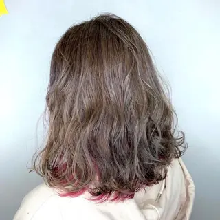 セミロング 亀川蓮 Agu hairのヘアスタイル