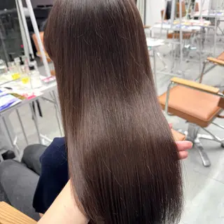 ロング カラー ヘアアレンジ ブリーチなしカラー /ベージュ/安形翔のヘアスタイル