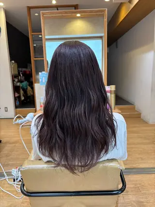 ロング カラー 山口 恋のヘアスタイル